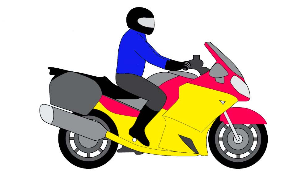 motor bike posture